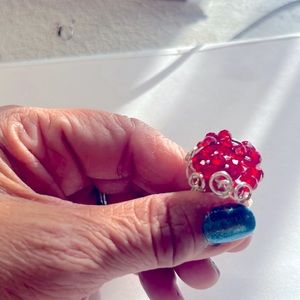 Beautiful ring color red